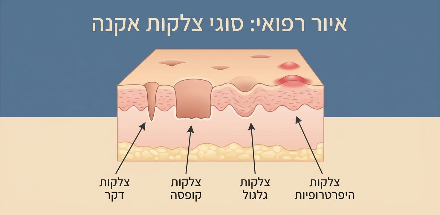 איך מעלימים צלקות אקנה? סקירת שיטות טיפול