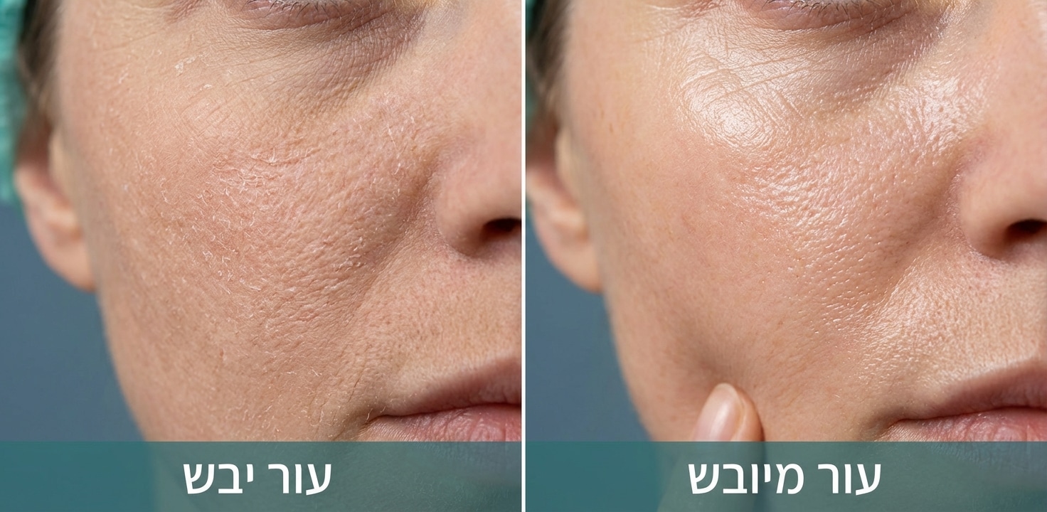 עור יבש ומיובש: מדריך להחזרת הלחות