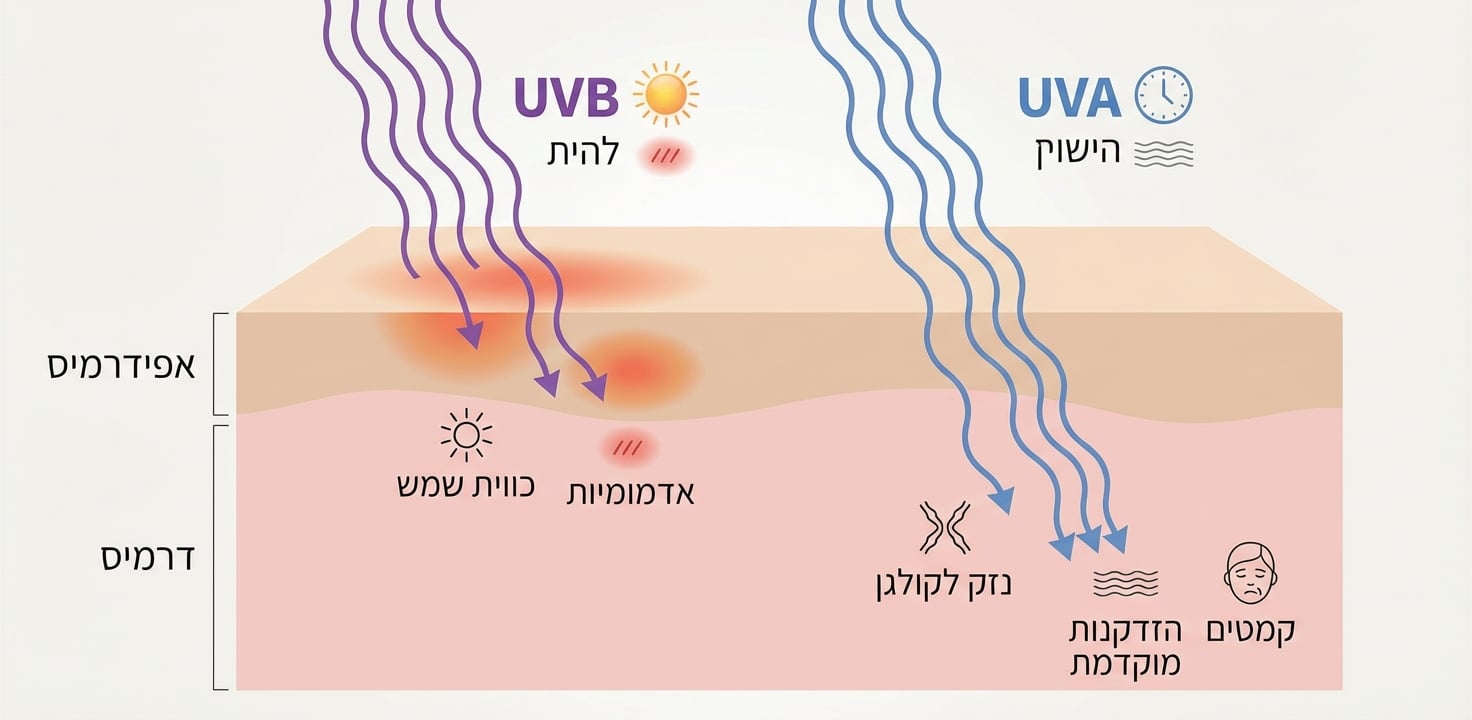 קרם הגנה לפנים: איך לבחור מקדם הגנה באקלים הישראלי