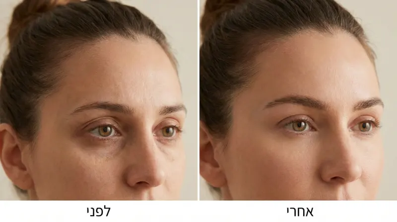 מילוי רקות: איך זה משנה את כל ההבעה של הפנים