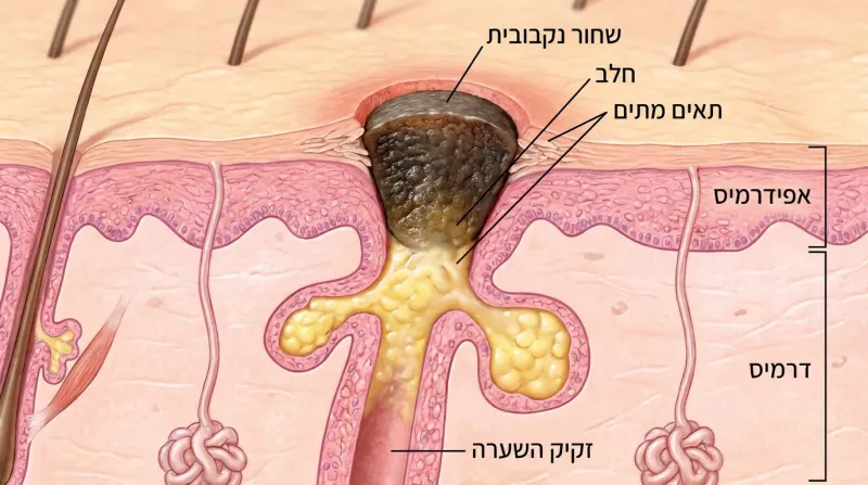 נקודות שחורות (קומדונים): איך נפטרים מהן בלי להרוס את מחסום העור