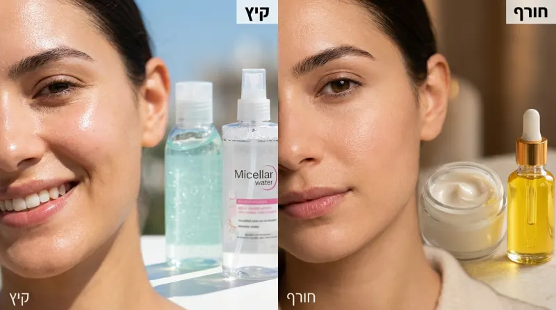 איך מחליפים שגרה בין עונות: מה מורידים בקיץ ומה מחזירים בחורף